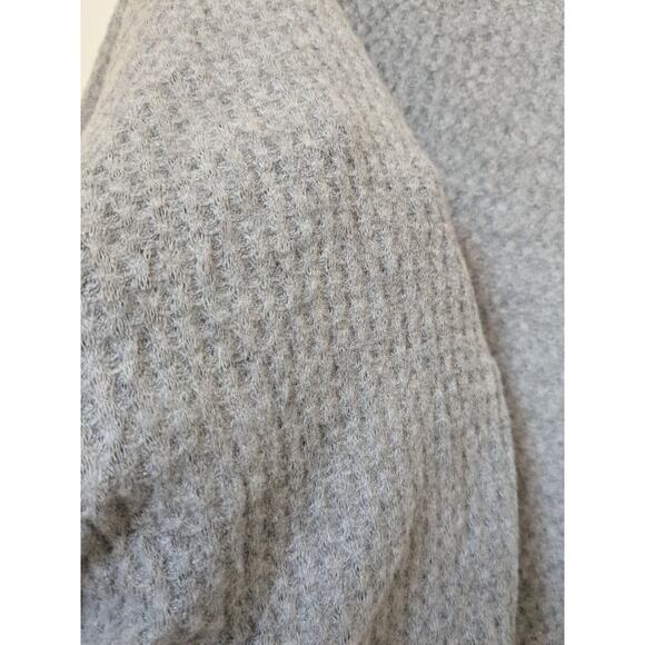 Altar'd State Women's V Neck Sweater Balloon Sleeves Gray Size M Pullover - Picture 6 of 7